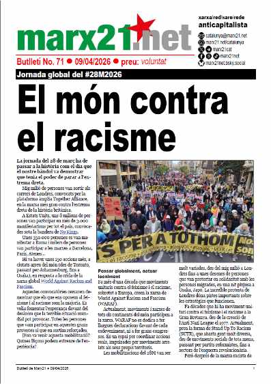 Portada del butlletí